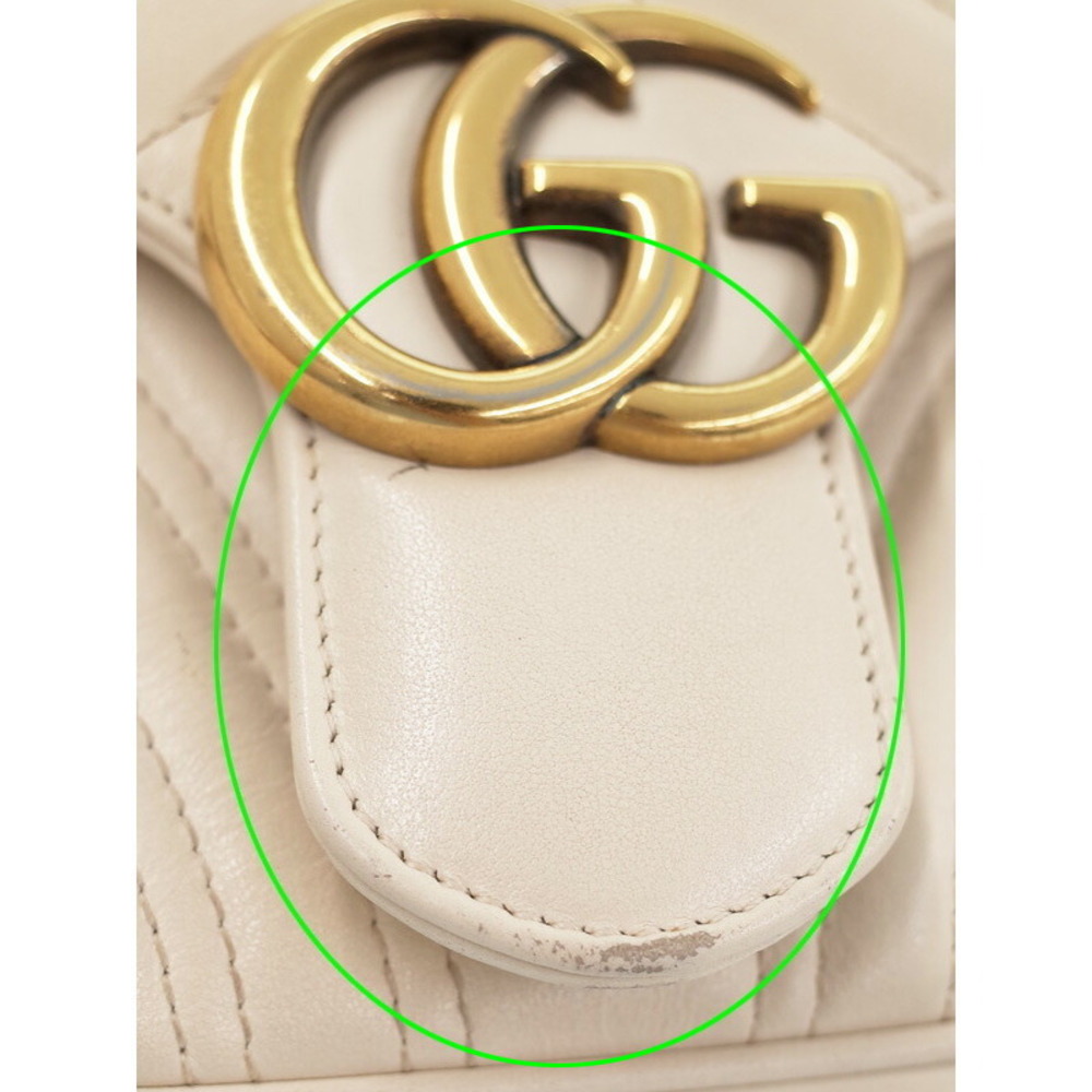 GUCCI GG Marmont Quilted Shoulder Bag Chain - Picture 5 of 9